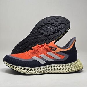Adidas 4DFWD 2 Running Shoes Impact Orange Black Gray Mens Size 11 GY8421 New